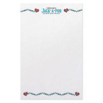 I Rescued a Jack-a-Poo (Male) Dog Adoption Design Stationery Paper