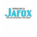 I Rescued a Jafox (Male) Dog Adoption Design t-shirts