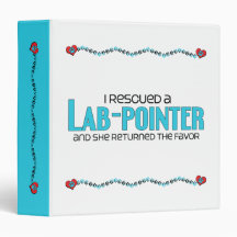 I Rescued a Lab-Pointer (Female) Dog Adoption Binders