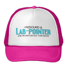 I Rescued a Lab-Pointer (Male) Dog Adoption Design Mesh Hats