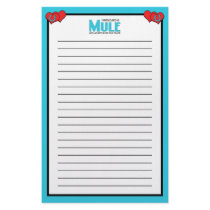 I Rescued a Mule (Male Mule) Stationery Design