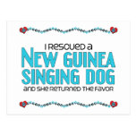 I Rescued a New Guinea Singing Dog (Female Dog) Postcards