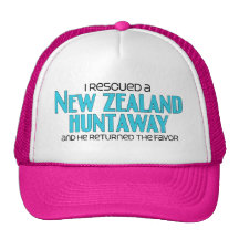 I Rescued a New Zealand Huntaway (Male Dog) Mesh Hats