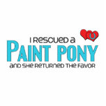 I Rescued a Paint Pony (Female Pony) Cut Out