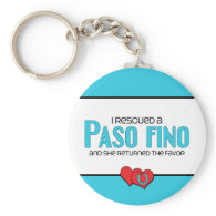 I Rescued a Paso Fino (Female Horse) Keychains