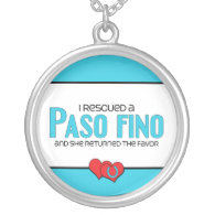 I Rescued a Paso Fino (Female Horse) Necklace