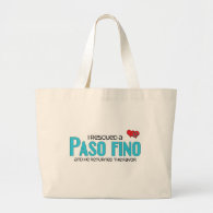 I Rescued a Paso Fino (Male Horse) Canvas Bag