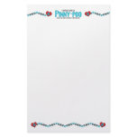 I Rescued a Pinny-Poo (Male) Dog Adoption Design stationery