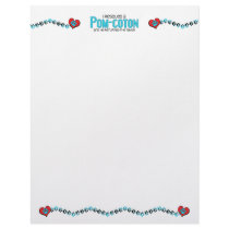 I Rescued a Pom-Coton (Male) Dog Adoption Design Customized Letterhead