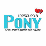 I Rescued a Pony (Male Pony) Cut Outs