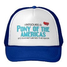 I Rescued a Pony of the Americas (Female Pony) Hat