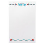 I Rescued a Poo-Ton (Female) Dog Adoption Design stationery