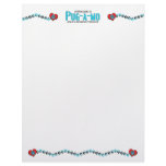 I Rescued a Pug-A-Mo (Female) Dog Adoption Design Custom Letterhead