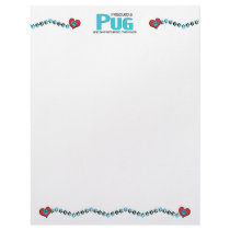 I Rescued a Pug (Female Dog) Customized Letterhead