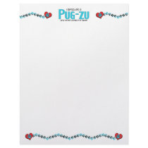 I Rescued a Pug-Zu (Male) Dog Adoption Design Letterhead Template