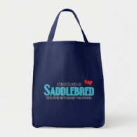 I Rescued a Saddlebred (Female Horse) Bag