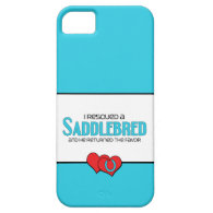 I Rescued a Saddlebred (Male Horse) iPhone 5 Cover