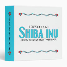 I Rescued a Shiba Inu (Female Dog) Binder