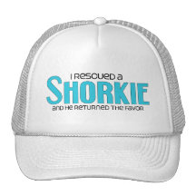 I Rescued a Shorkie (Male) Dog Adoption Design Mesh Hats