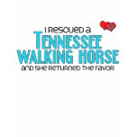 I Rescued a Tennessee Walking Horse (Female Horse) Shirt