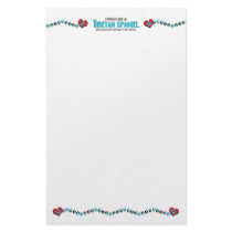 I Rescued a Tibetan Spaniel (Female Dog) Stationery
