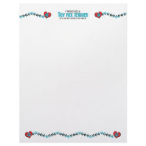 I Rescued a Toy Fox Terrier (Male Dog) Letterhead