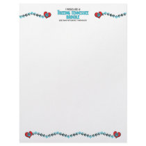 I Rescued a Treeing Tennessee Brindle (Female Dog) Letterhead Design