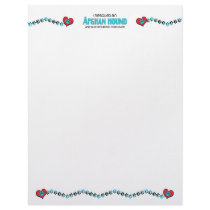 I Rescued an Afghan Hound (Female Dog) Customized Letterhead