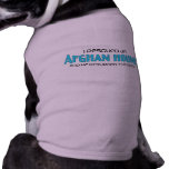 I Rescued an Afghan Hound (Male Dog) Pet Tshirt