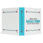 I Rescued an Airedale Terrier (Male Dog) 3 Ring Binder