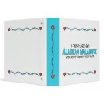 I Rescued an Alaskan Malamute (Male Dog) Vinyl Binder