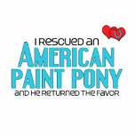 I Rescued an American Paint Pony (Male Pony) Photo Cut Outs