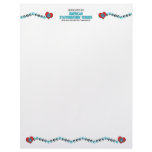 I Rescued an American Staffordshire (Female Dog) Letterhead Design
