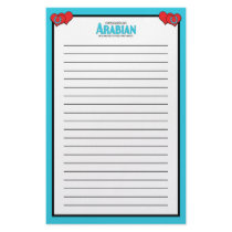 I Rescued an Arabian (Male Horse) Customized Stationery