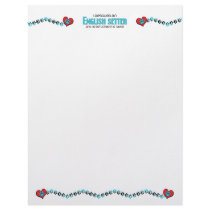 I Rescued an English Setter (Male Dog) Letterhead