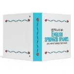 I Rescued an English Springer Spaniel (Male Dog) 3 Ring Binder