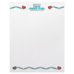 I Rescued an English Springer Spaniel (Male Dog) Custom Letterhead