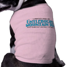 I Rescued an Entlebucher Mountain Dog (Female Dog) Dog Tee Shirt