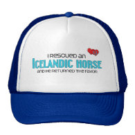 I Rescued an Icelandic Horse (Male Horse) Hats
