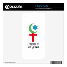 i respect all religions.png skin for the iPhone 4