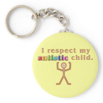I Respect My Autistic Child Keychain