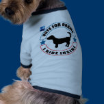 I Ride Inside Dog Shirt pet clothing