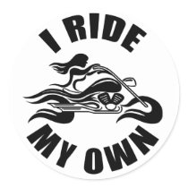 I Ride My Own - Sticker stickers
