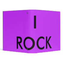 I  ROCK VINYL BINDER