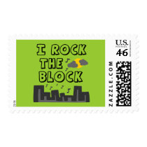 I Rock The Block postage by toxiferous I Rock The Block postage