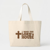 I ROCK the lord's house Canvas Bag