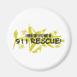I ROCK THE S#%! - 911 RESCUE REFRIGERATOR MAGNET