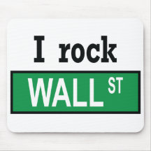 I rock Wall Street - Mousepad