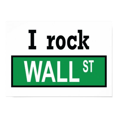 I rock Wall Street - Poster by tropicparadise