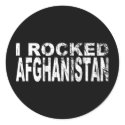 I Rocked Afghanistan stickers by worldtees I Rocked Afghanistan stickers